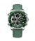 Timezone Aurora Crest Watch For Men (TZ-1303)-Green Bezel - Green Strap - On Installments - IS-0205